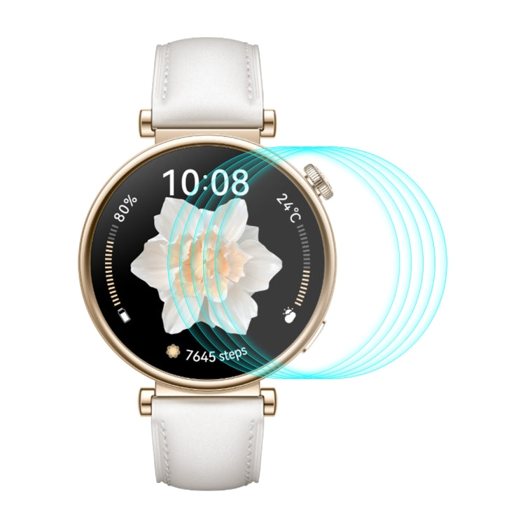 For Huawei Watch GT 4 41mm 5pcs ENKAY Hat-Prince 0.2mm 9H Tempered Glass Screen Protector Watch Film - Screen Protector by ENKAY | Online Shopping South Africa | PMC Jewellery | Buy Now Pay Later Mobicred