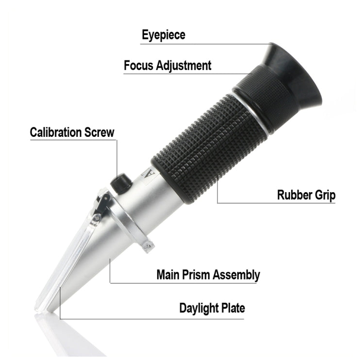 Refractometer Optical Salinity Concentration Handheld High Precision Measuring Tool RZ112 0~28% - free shipping - PMC TechLife - Order now!