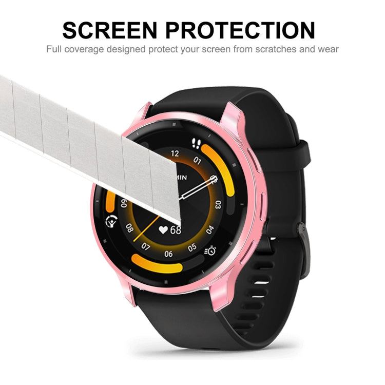 Compatible with Garmin Venu 3 ENKAY Hat-Prince Full Coverage Electroplated TPU Watch Case with Screen Protection(Pink) - free shipping - PMC TechLife - Order now!