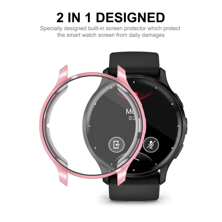 Compatible with Garmin Venu 3 ENKAY Hat-Prince Full Coverage Electroplated TPU Watch Case with Screen Protection(Black) - free shipping - PMC TechLife - Order now!