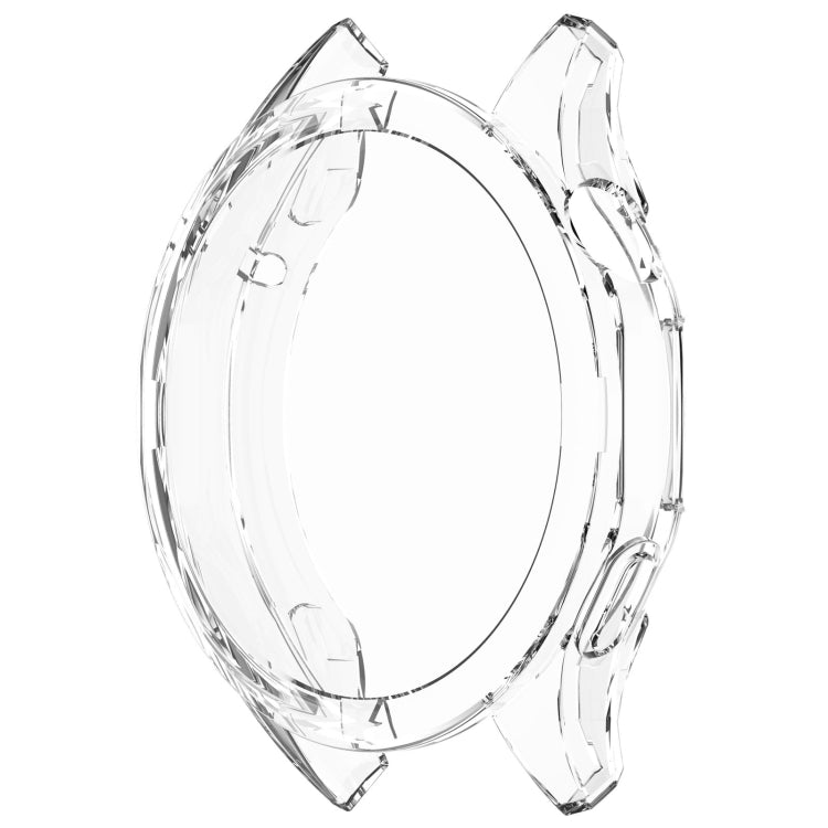 For Huawei Watch GT4 46mm Full Coverage TPU Electroplated Watch Protective Case(Transparent White) - Watch Cases by PMC TechLife | Online Shopping South Africa | PMC TechLife