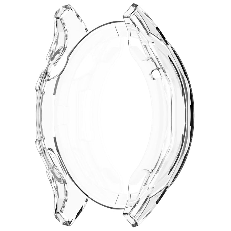 For Huawei Watch GT4 46mm Full Coverage TPU Electroplated Watch Protective Case(Transparent White) - Watch Cases by PMC TechLife | Online Shopping South Africa | PMC TechLife