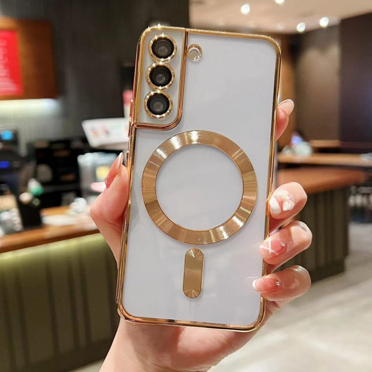 For Samsung Galaxy S22+ 5G MagSafe Electroplating TPU Phone Case(Gold) - Galaxy S22+ 5G Cases by PMC TechLife | Online Shopping South Africa | PMC TechLife | Buy Now Pay Later Mobicred