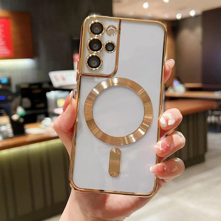 For Samsung Galaxy S20+ 5G MagSafe Electroplating TPU Phone Case(Gold) - Galaxy Phone Cases by PMC TechLife | Online Shopping South Africa | PMC TechLife