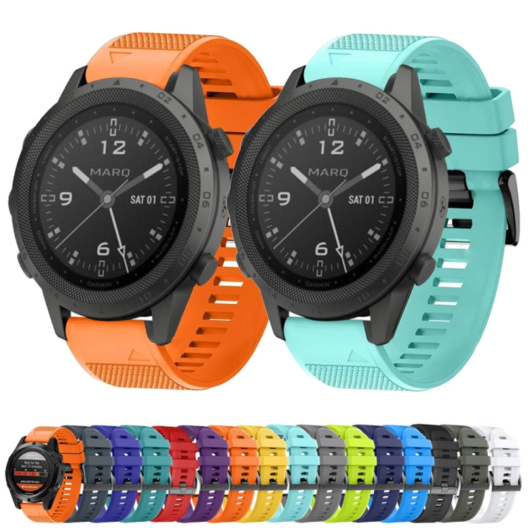 Compatible with Garmin Fenix 6 Pro 22mm Quick Release Silicone Watch Band(Grey) - Watch Bands by PMC TechLife | Online Shopping South Africa | PMC TechLife | Buy Now Pay Later Mobicred