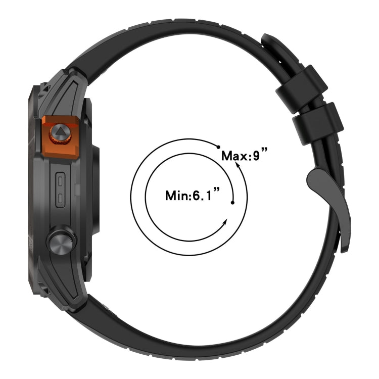 Compatible with Garmin Quatix 5 22mm Quick Release Silicone Watch Band(White) - Watch Bands by PMC TechLife | Online Shopping South Africa | PMC TechLife | Buy Now Pay Later Mobicred