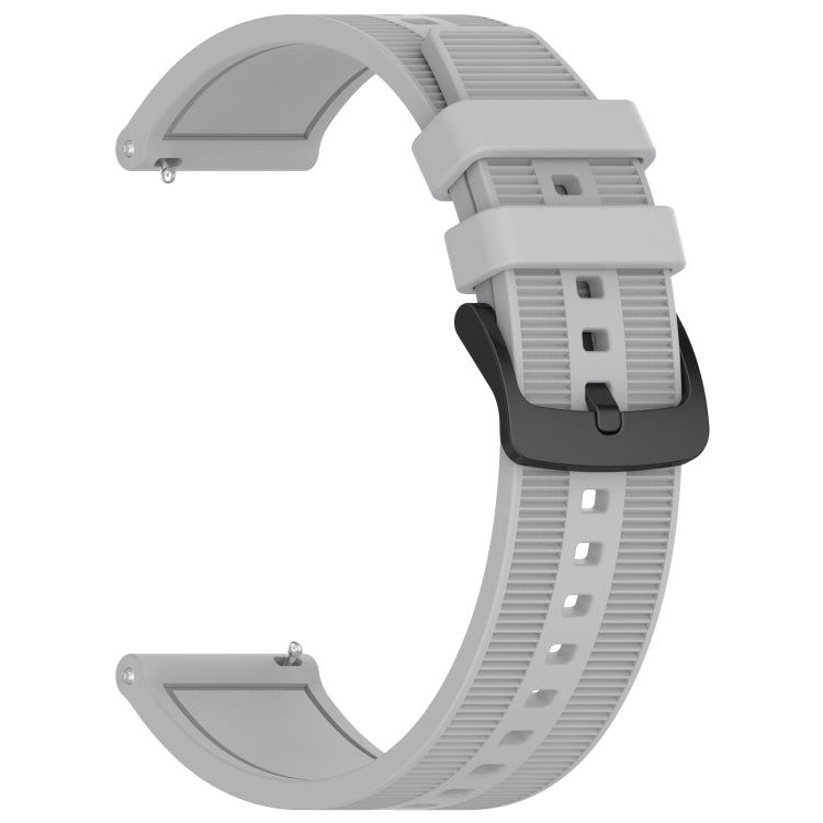 For Huawei Watch GT3 46mm 22mm Textured Silicone Solid Color Watch Band(Grey) - Watch Bands by PMC TechLife | Online Shopping South Africa | PMC TechLife | Buy Now Pay Later Mobicred