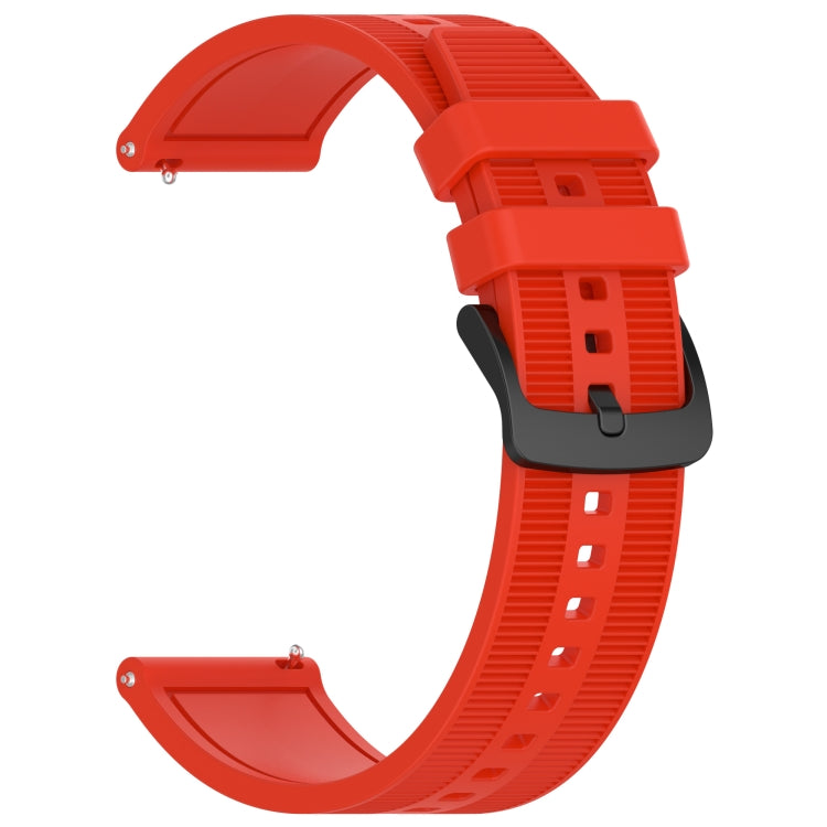 For Honor Watch GS 3i 22mm Textured Silicone Solid Color Watch Band(Red) - Watch Bands by PMC TechLife | Online Shopping South Africa | PMC TechLife