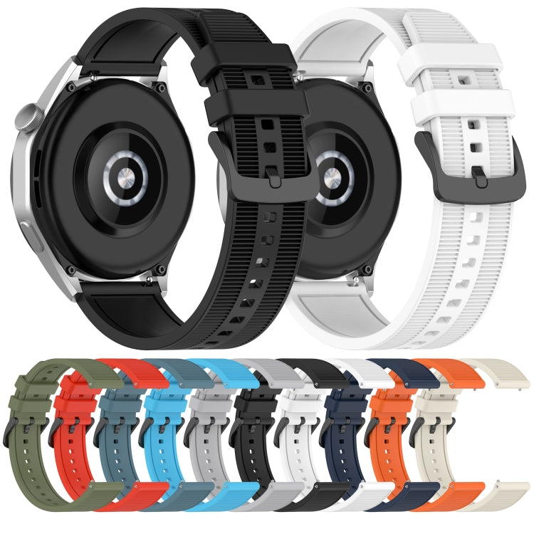 For Honor Watch GS 3i 22mm Textured Silicone Solid Color Watch Band(Grey) - Watch Bands by PMC TechLife | Online Shopping South Africa | PMC TechLife