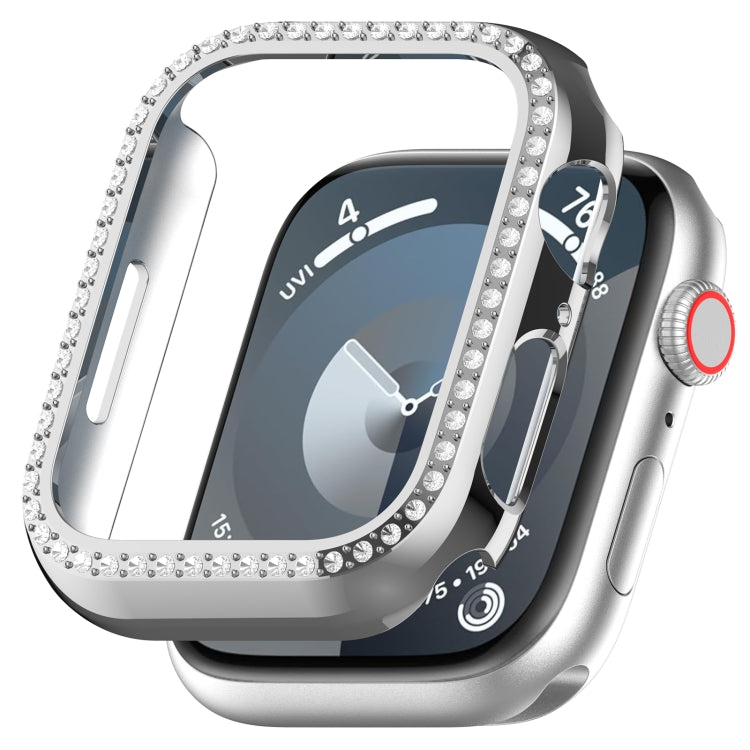 For Apple Watch Series 4 44mm Diamond Hollow PC Watch Case(Silver) - free shipping - PMC TechLife - Order now!