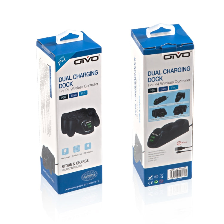 OIVO IV-P4889 Dual Charging Dock for PS4 Wireless Controller - Charger & Power by PMC Jewellery | Online Shopping South Africa | PMC Jewellery