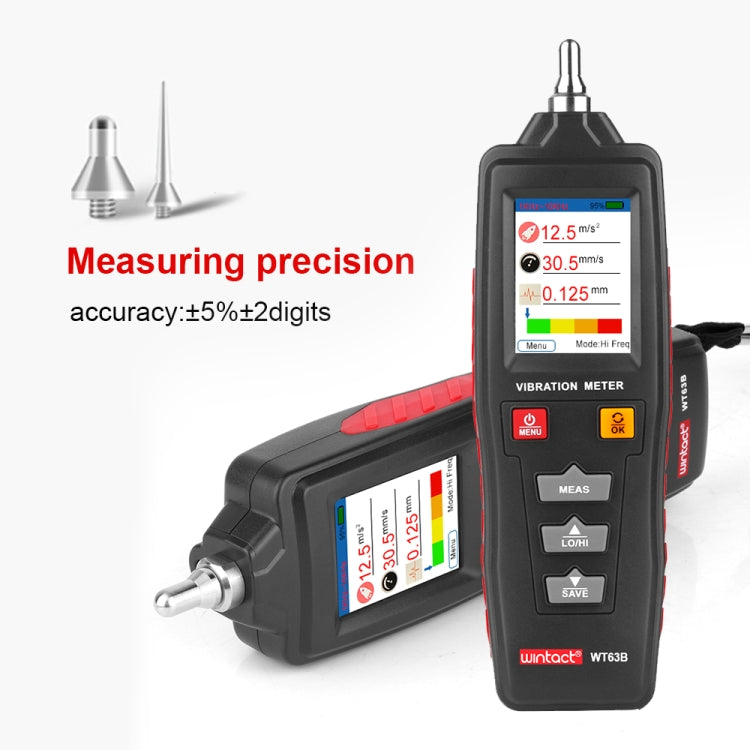 WINTACT WT63B Handheld Vibration Analyzer Digital Vibration Meter - Other Tester Tool by Wintact | Online Shopping South Africa | PMC Jewellery