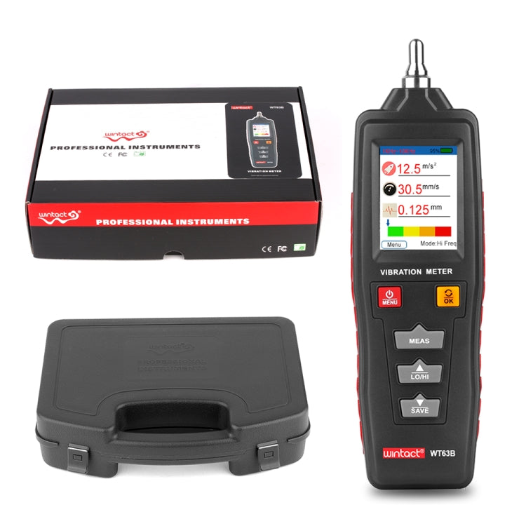 WINTACT WT63B Handheld Vibration Analyzer Digital Vibration Meter - free shipping - PMC TechLife - Order now!