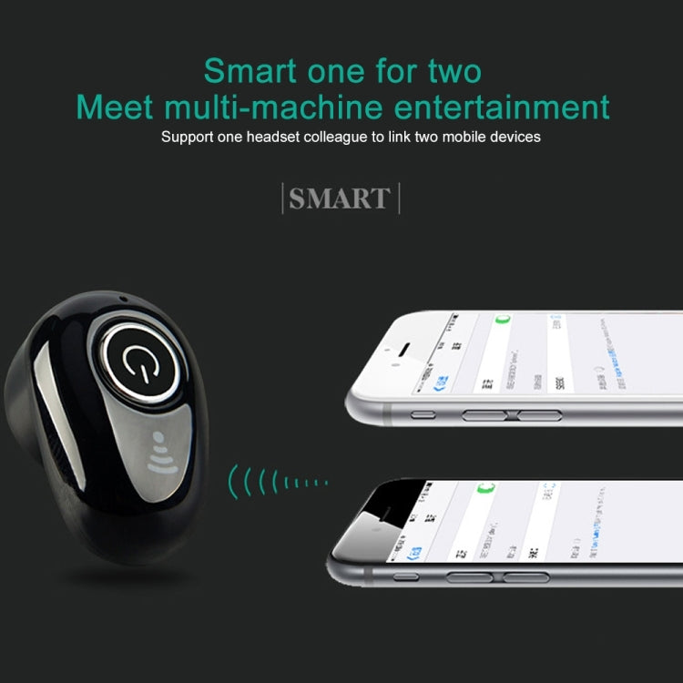 S650 Second Generation Mini Invisible Bluetooth Earphone with Microphone(White) - Bluetooth Earphone by PMC TechLife | Online Shopping South Africa | PMC TechLife