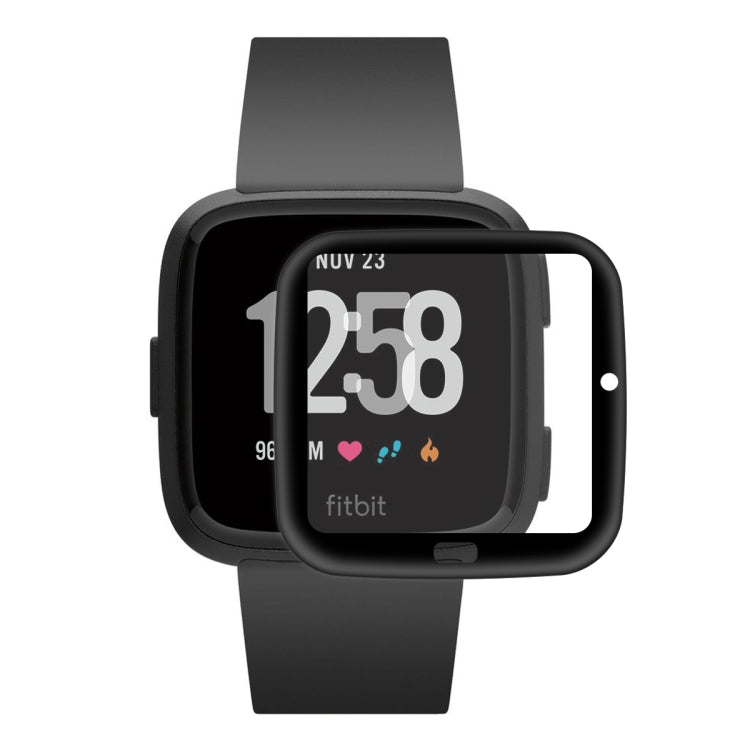 For Fitbit Versa (2018) ENKAY Hat-prince 3D Full Screen Soft TPU Edge + Soft Glass HD Screen Protector Film - Screen Protector by ENKAY | Online Shopping South Africa | PMC TechLife | Buy Now Pay Later Mobicred