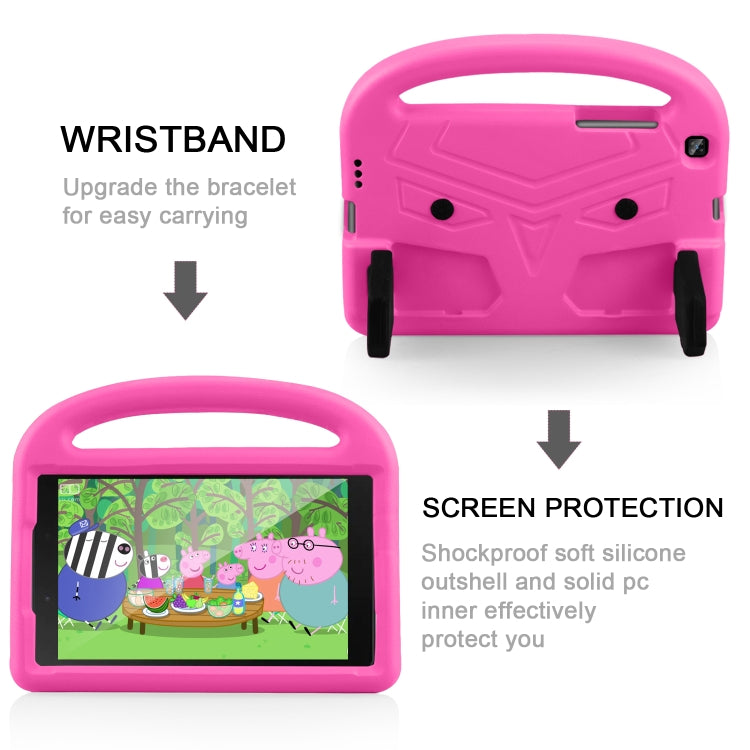 For Galaxy Tab A 8.0 (2019)T290 / T295 Sparrow Style Flat Anti Falling Protective Shell with Bracket(Rose Pink) - Tab A 8.0 & S Pen (2019) P200/P205 by PMC TechLife | Online Shopping South Africa | PMC TechLife | Buy Now Pay Later Mobicred