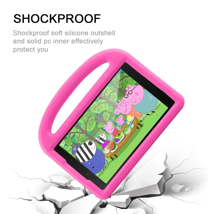 For Galaxy Tab A 8.0 (2019)T290 / T295 Sparrow Style Flat Anti Falling Protective Shell with Bracket(Rose Pink) - Tab A 8.0 & S Pen (2019) P200/P205 by PMC Jewellery | Online Shopping South Africa | PMC Jewellery | Buy Now Pay Later Mobicred