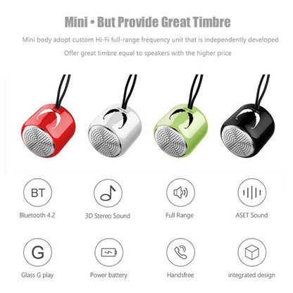 M9 Bluetooth5.0 Subwoofer Portable Speaker Aluminium Alloy Body Music Player(Red) - Mini Speaker by PMC Jewellery | Online Shopping South Africa | PMC Jewellery