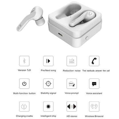 T88 Mini Touch Control Hifi Wireless Bluetooth Earphones TWS Wireless Earbuds with Charger Box(White) - TWS Earphone by PMC Jewellery | Online Shopping South Africa | PMC Jewellery