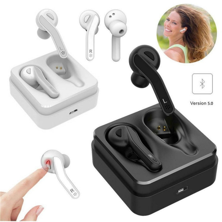 T88 Mini Touch Control Hifi Wireless Bluetooth Earphones TWS Wireless Earbuds with Charger Box(White) - TWS Earphone by PMC Jewellery | Online Shopping South Africa | PMC Jewellery