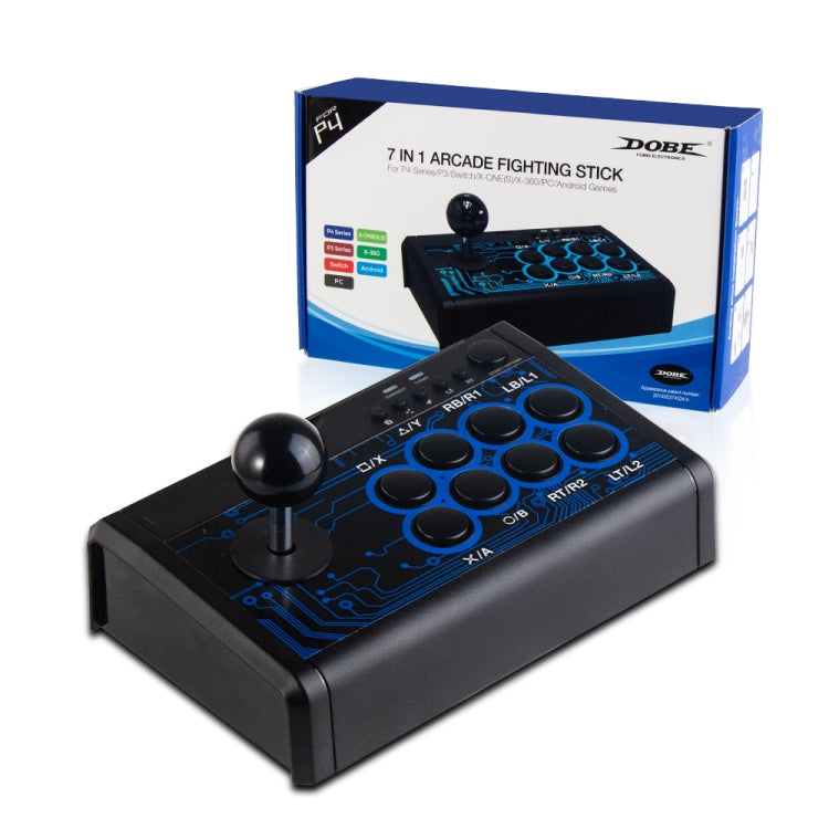 DOBE Arcade Fighting Stick Joystick For PS4/PS3/XboxONE S/X Xbox360/Switch/PC/Android - Gamepads by DOBE | Online Shopping South Africa | PMC Jewellery | Buy Now Pay Later Mobicred