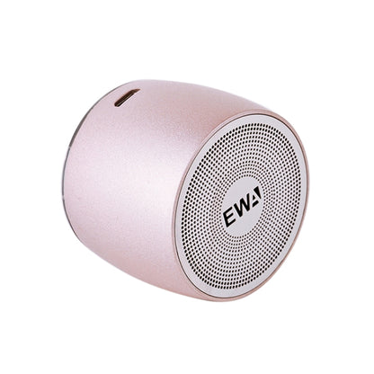 EWA A103 Portable Bluetooth Speaker Wireless Heavy Bass Bomm Box Subwoofer Phone Call Surround Sound Bluetooth Shower Speaker(Rose Gold) - Mini Speaker by EWA | Online Shopping South Africa | PMC Jewellery | Buy Now Pay Later Mobicred