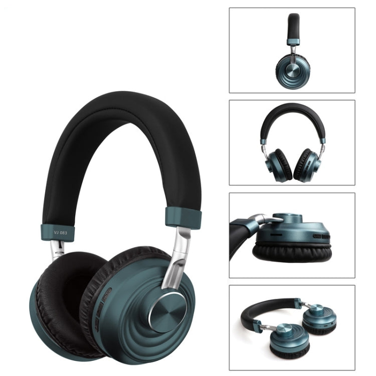 VJ083 Folding Wireless Headset Bluetooth Competitive Game Music Sports Plug Cartoon Wireless Headset(Gold) - Headset & Headphone by PMC TechLife | Online Shopping South Africa | PMC TechLife