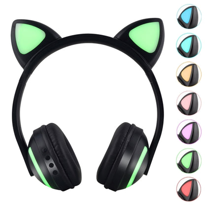 ZW19 LED 7 Colors light Bluetooth Stereo Wireless Headphones Cat Ear Flashing Glowing  Gaming Headset Earphone(Cat Ear) - Headset & Headphone by PMC Jewellery | Online Shopping South Africa | PMC Jewellery