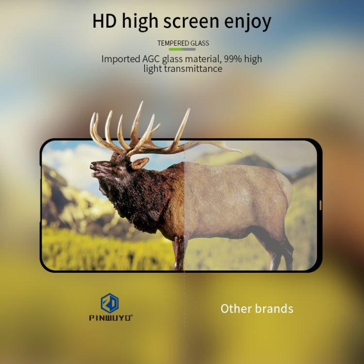 For Huawei P40 Lite / nova 6 SE PINWUYO 9H 2.5D Full Screen Tempered Glass Film(Black) - Huawei Tempered Glass by PINWUYO | Online Shopping South Africa | PMC Jewellery | Buy Now Pay Later Mobicred