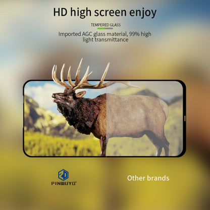 For Huawei P40 Lite / nova 6 SE PINWUYO 9H 2.5D Full Screen Tempered Glass Film(Black) - Huawei Tempered Glass by PINWUYO | Online Shopping South Africa | PMC Jewellery | Buy Now Pay Later Mobicred