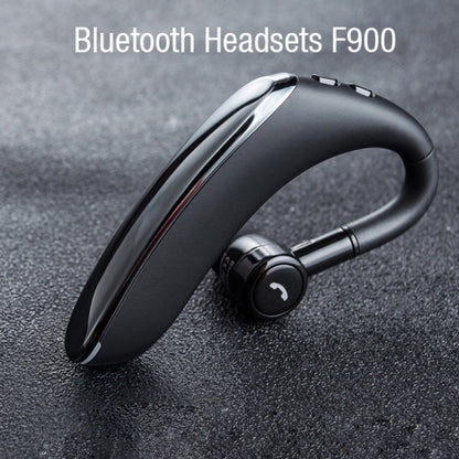 F900 Mini Earhook 180° Freely Rotating Wireless Bluetooth 5.0 Earphone Car Handsfree Call Headphone(Black Gray) - Bluetooth Earphone by PMC Jewellery | Online Shopping South Africa | PMC Jewellery