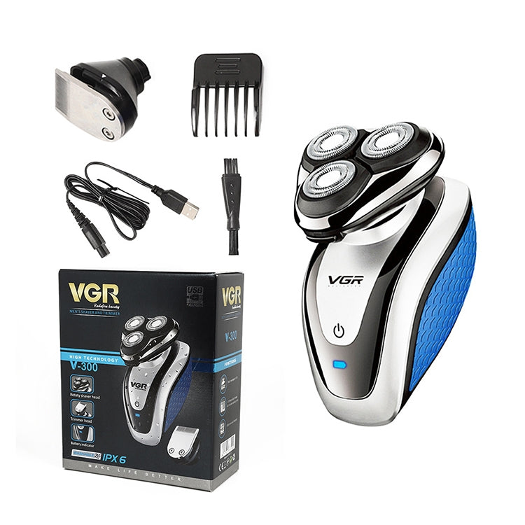 VGR V-300 5W 2 in 1 USB USB Multi-function Electric Shaver with Hair Cutter Head - Electric Shavers by VGR | Online Shopping South Africa | PMC Jewellery