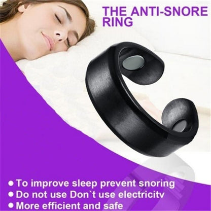 Acupressure Anti Snore Ring Treatment Reflexology Anti Snoring Apnea Sleeping Device(Gold) - Anti Snoring Tools by PMC Jewellery | Online Shopping South Africa | PMC Jewellery