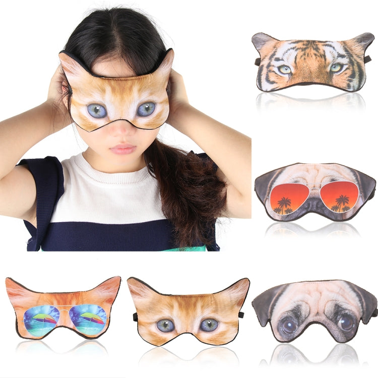 3D Eye Mask Shading Sleeping Cartoon Animal Printed Eye Mask(Tiger) - Eye Masks by PMC Jewellery | Online Shopping South Africa | PMC Jewellery