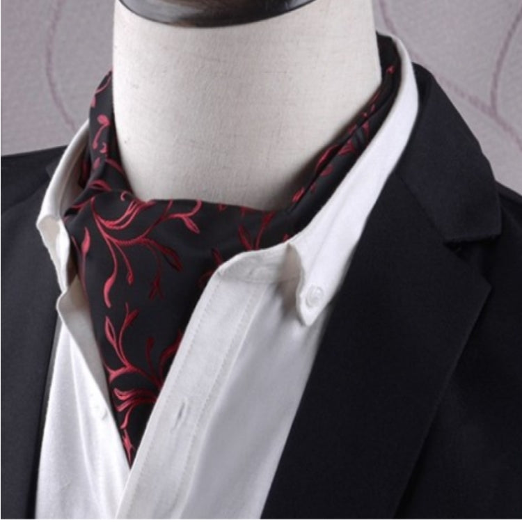 Gentleman's Style Polyester Jacquard Men's Trendy Scarf Fashion Dress Suit Shirt British Style Scarf(L231) - Scarf by PMC Jewellery | Online Shopping South Africa | PMC Jewellery