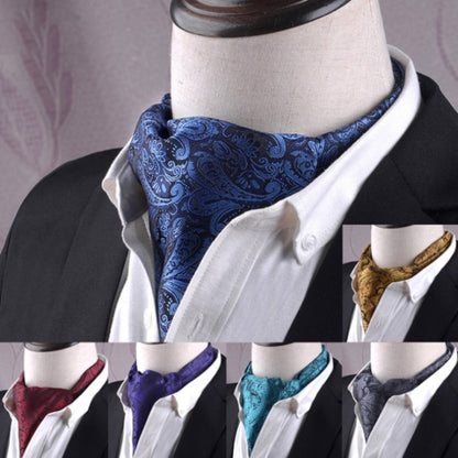 Gentleman's Style Polyester Jacquard Men's Trendy Scarf Fashion Dress Suit Shirt British Style Scarf(L231) - Scarf by PMC Jewellery | Online Shopping South Africa | PMC Jewellery