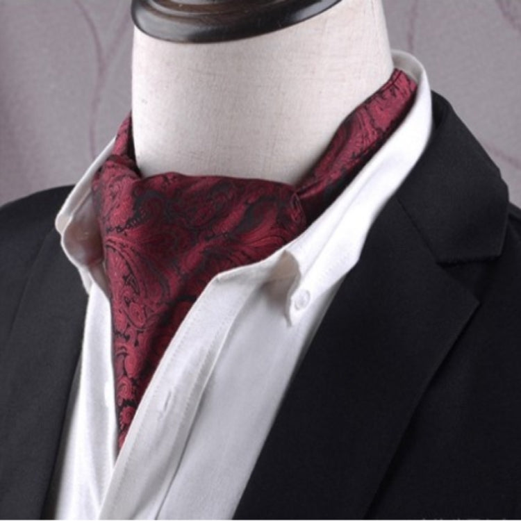 Gentleman's Style Polyester Jacquard Men's Trendy Scarf Fashion Dress Suit Shirt British Style Scarf(L235) - Scarf by PMC Jewellery | Online Shopping South Africa | PMC Jewellery