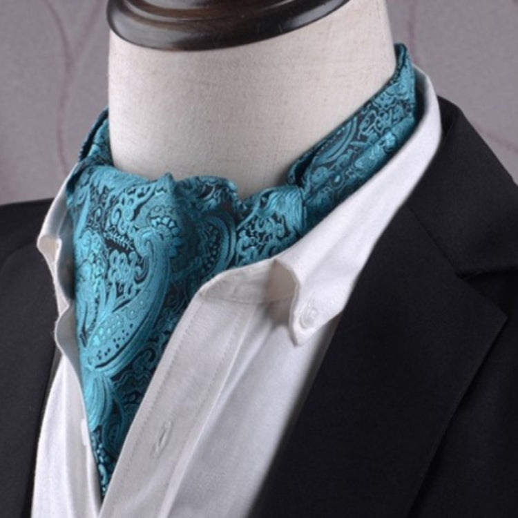 Gentleman's Style Polyester Jacquard Men's Trendy Scarf Fashion Dress Suit Shirt British Style Scarf(L240) - Scarf by PMC Jewellery | Online Shopping South Africa | PMC Jewellery