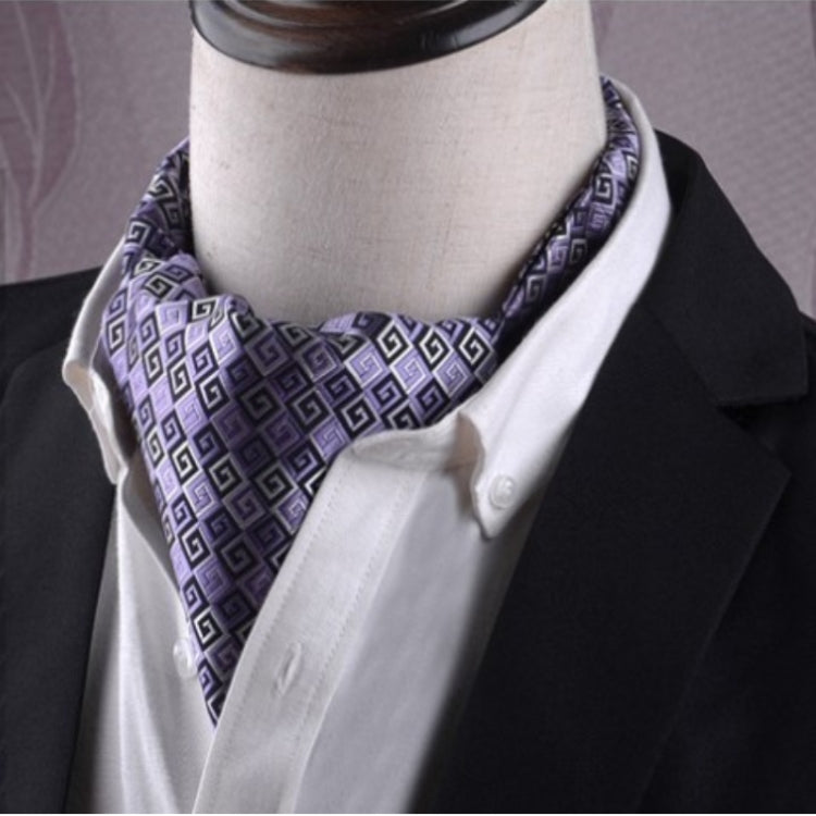 Gentleman's Style Polyester Jacquard Men's Trendy Scarf Fashion Dress Suit Shirt British Style Scarf(L251) - Scarf by PMC Jewellery | Online Shopping South Africa | PMC Jewellery