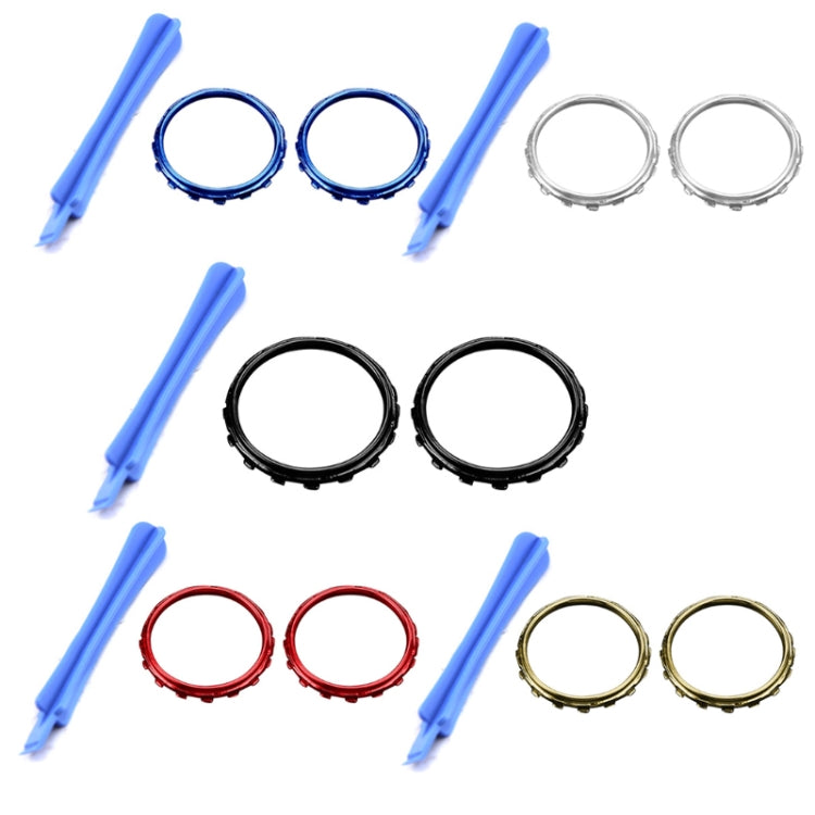 For Xbox One Elite 5pairs 3D Replacement Ring + Screwdriver Handle Accessories, Colour:Gold Plating - XBOX Spare Parts by PMC TechLife | Online Shopping South Africa | PMC TechLife