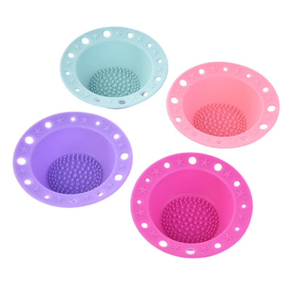 Beauty Tools Silicone Brush Tray Makeup Brush Special Cleaning Bowl(Red) - Tools by PMC Jewellery | Online Shopping South Africa | PMC Jewellery