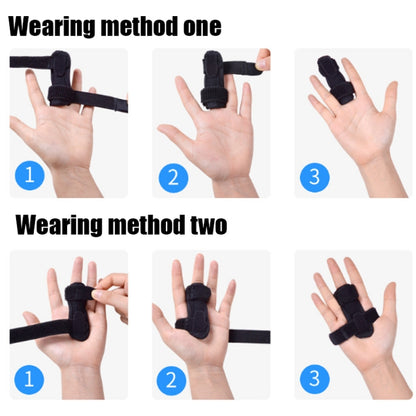 JM02965 Finger Protector for Correcting Fracture Fixation Protective Sleeve Finger Support Fixator, Size:One Size(Black) - Corrector by PMC Jewellery | Online Shopping South Africa | PMC Jewellery