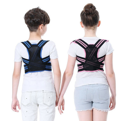 Children Kyphosis Correction Belt Strengthens Support and Fixes Straight Back Artifact, Size:M(Blue) - Corrector by PMC Jewellery | Online Shopping South Africa | PMC Jewellery