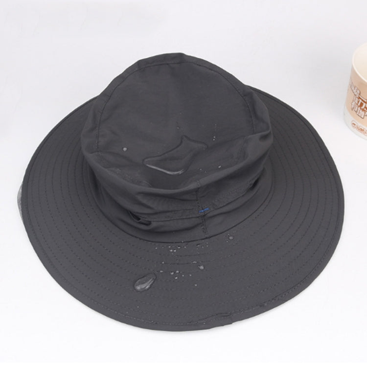 Summer Outdoor Sports Anti-mosquito Net Sun Hat Fisherman Hat, Size:L(Black) - Peaked Cap by PMC Jewellery | Online Shopping South Africa | PMC Jewellery