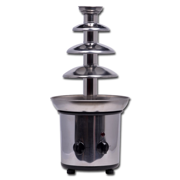 4 Layers Electrical Chocolate Fountain Chocolate Melt Fondue Waterfall Machine - Electric Skillets by PMC Jewellery | Online Shopping South Africa | PMC Jewellery | Buy Now Pay Later Mobicred