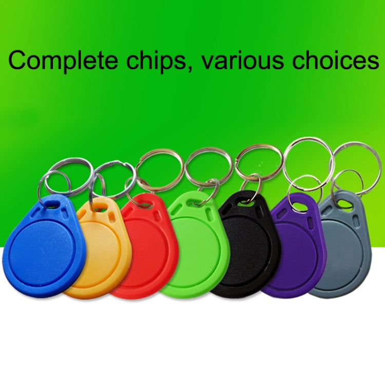 10PCS IC Access Control Card Entree Control M1 Compatibel Fudan Rfid 13.56Mhz Keyfob Sleutelhanger Tag Sleutelhanger(Purple) - Access Card by PMC Jewellery | Online Shopping South Africa | PMC Jewellery