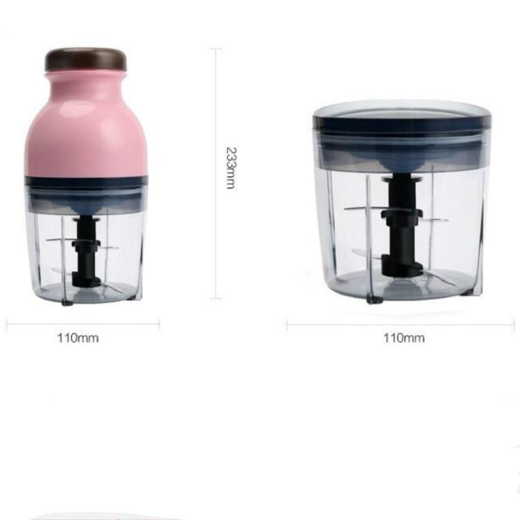 Portable Mixing Cup Electric Soy Milk Juicer Multi-function Cooking Machine Home Meat Grinder(Beige) - Electric juicers by PMC TechLife | Online Shopping South Africa | PMC TechLife
