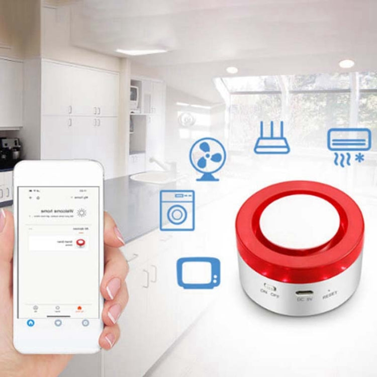 2 PCS Smart Burglar Alarm Home Store Door and Window Infrared Sensor Wireless WiFi Security System(Red) - Infrared Detector by PMC Jewellery | Online Shopping South Africa | PMC Jewellery