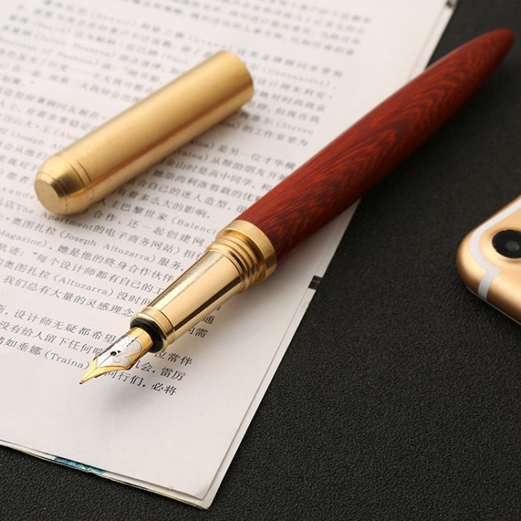 Luxury Wood Fountain Pen School Office Writing Ink Pen Stationery Gifts Supplies(Tiger wood) - free shipping - PMC TechLife - Order now!