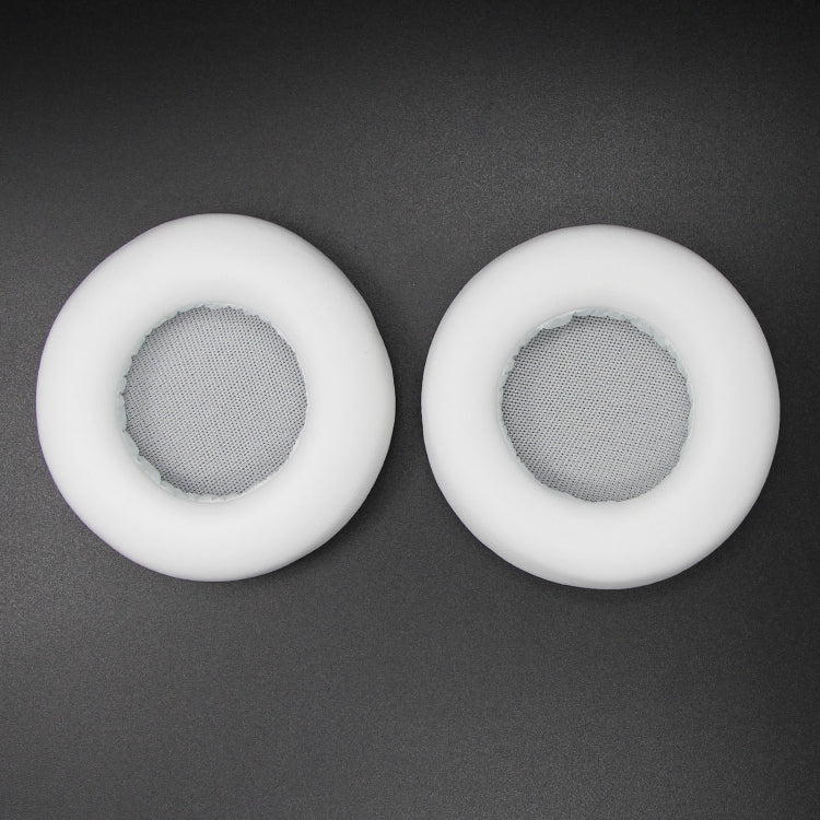 2pcs For Monster DNA Protein Leather + Sponge Headphone Protective Case Earmuffs(White) - Earmuff & Pad by PMC TechLife | Online Shopping South Africa | PMC TechLife | Buy Now Pay Later Mobicred